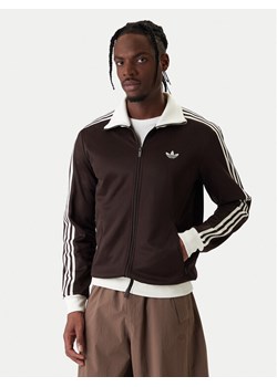 adidas Bluza adicolor Classic KE1665 Brązowy Slim Fit ze sklepu MODIVO w kategorii Bluzy męskie - zdjęcie 187855767