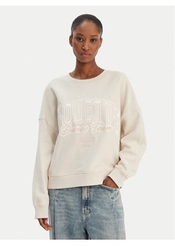 BOSS Bluza C Ever 50556999 Beżowy Oversize ze sklepu MODIVO w kategorii Bluzy damskie - zdjęcie 187855816