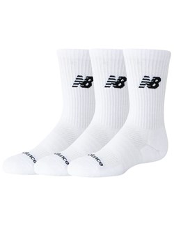 Skarpetki dziecięce New Balance LAS35136WT - białe ze sklepu streetstyle24.pl w kategorii Skarpetki dziecięce - zdjęcie 187856289