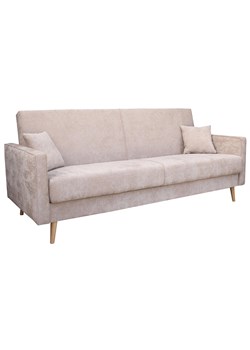 Beżowa sofa rozkładana na nóżkach S1-R94 ze sklepu Edinos.pl w kategorii Sofy i kanapy - zdjęcie 187856516