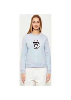 Karl Lagerfeld Bluza ikon sketch | Straight fit ze sklepu Gomez Fashion Store w kategorii Bluzy damskie - zdjęcie 187857217