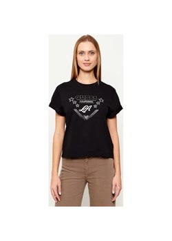 GUESS T-shirt STARS | Regular Fit ze sklepu Gomez Fashion Store w kategorii Bluzki damskie - zdjęcie 187857277
