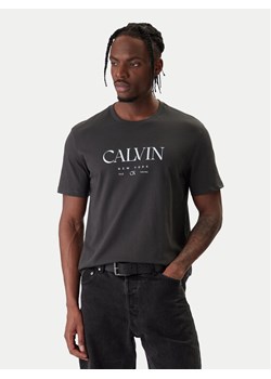 Calvin Klein T-Shirt LV04RE807G Szary Regular Fit ze sklepu MODIVO w kategorii T-shirty męskie - zdjęcie 187857535