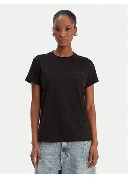Patrizia Pepe T-Shirt 8M1543/J111-K103 Czarny Regular Fit ze sklepu MODIVO w kategorii Bluzki damskie - zdjęcie 187857576