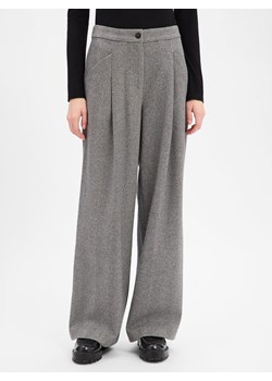 Guido Maria Kretschmer Spodnie z zawartością wełny - Szary połysk Kobiety szary wzorzysty ze sklepu vangraaf w kategorii Spodnie damskie - zdjęcie 187858037