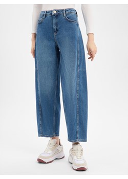Opus Dżinsy - Barrel Lolah Kobiety medium stone jednolity ze sklepu vangraaf w kategorii Jeansy damskie - zdjęcie 187858048