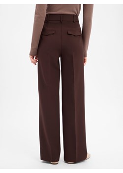 Someday Spodnie - Catsby Line Kobiety czekoladowy jednolity ze sklepu vangraaf w kategorii Spodnie damskie - zdjęcie 187858049