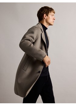 Reserved - Płaszcz z wełną - szary ze sklepu Reserved w kategorii Płaszcze męskie - zdjęcie 187858086