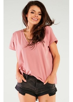 Infinite M267 oversizowa bluzka różowa ze sklepu intimiti.pl w kategorii Bluzki damskie - zdjęcie 187858316