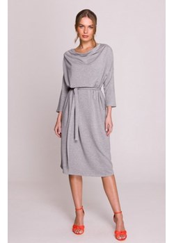 Stylove S403 sukienka oversize z modalu szara ze sklepu intimiti.pl w kategorii Sukienki - zdjęcie 187858408
