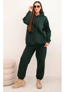 Komplet dresowy damski ocieplany zielony ze sklepu intimiti.pl w kategorii Dresy damskie - zdjęcie 187858499