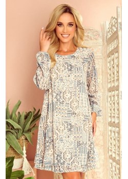 Numoco 319-2 HANNAH szyfonowa sukienka z dekoltem na plecach ze sklepu intimiti.pl w kategorii Sukienki - zdjęcie 187858527