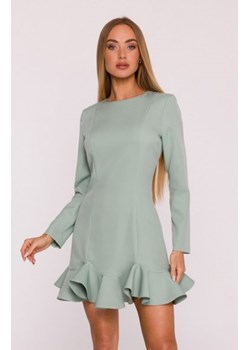 Moe sukienka z falbankami miętowa M880 ze sklepu intimiti.pl w kategorii Sukienki - zdjęcie 187858748