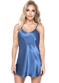 Irall Aria II koszulka satynowa lazurowa ze sklepu intimiti.pl w kategorii Koszule nocne - zdjęcie 187858857