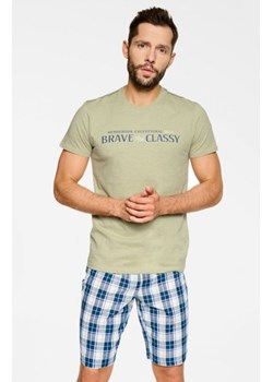 Henderson Proud 39735-65X miętowa piżama męska ze sklepu intimiti.pl w kategorii Piżamy męskie - zdjęcie 187858955