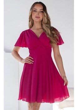 Nifiko Mona szyfonowa sukienka malinowa ze sklepu intimiti.pl w kategorii Sukienki - zdjęcie 187859105
