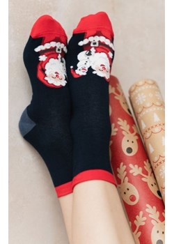 Steven 136-105 skarpetki z mikołajem ze sklepu intimiti.pl w kategorii Skarpetki damskie - zdjęcie 187859219