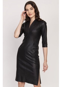 Skórzana sukienka czarna SUK178 ze sklepu intimiti.pl w kategorii Sukienki - zdjęcie 187859326