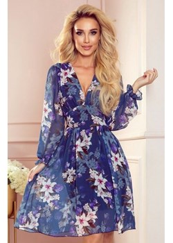 Numoco 388-1 FRANCES szyfonowa sukienka z dekoltem ze sklepu intimiti.pl w kategorii Sukienki - zdjęcie 187859556