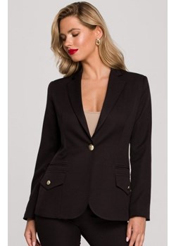 Makover K141 czarny żakiet damski ze sklepu intimiti.pl w kategorii Marynarki damskie - zdjęcie 187859629