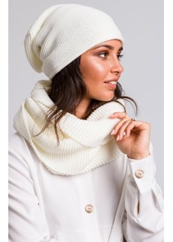 Czapka smerfetka BK044 ecru ze sklepu intimiti.pl w kategorii Czapki zimowe damskie - zdjęcie 187859765