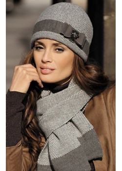 Kamea Basilia czapka damska brązowa ze sklepu intimiti.pl w kategorii Czapki zimowe damskie - zdjęcie 187859826