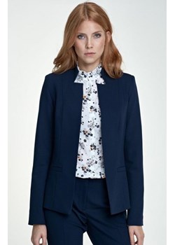*Nife Z18 żakiet granatowa ze sklepu intimiti.pl w kategorii Marynarki damskie - zdjęcie 187859859