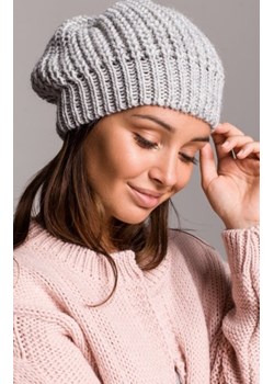 Beret damski szary BK060 ze sklepu intimiti.pl w kategorii Berety damskie - zdjęcie 187859886
