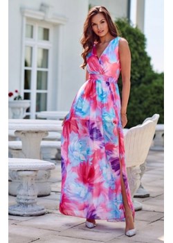 Szyfonowa sukienka maxi w kwiaty 53D ze sklepu intimiti.pl w kategorii Sukienki - zdjęcie 187859906