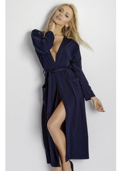 *Dkaren Viki szlafrok granatowy ze sklepu intimiti.pl w kategorii Szlafroki damskie - zdjęcie 187860116