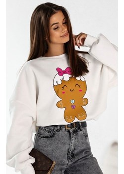 Świąteczna bluza damska ciasteczko ze sklepu intimiti.pl w kategorii Bluzy damskie - zdjęcie 187860406