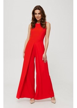 Makover kombinezon z szerokimi nogawkami koralowy K184 ze sklepu intimiti.pl w kategorii Kombinezony damskie - zdjęcie 187860457