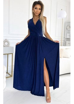 Numoco 362-9 JUSTINE długa suknia z dekoltem i wiązaniem na plecach ze sklepu intimiti.pl w kategorii Sukienki - zdjęcie 187860546