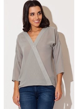 Katrus K138 bluzka szara ze sklepu intimiti.pl w kategorii Bluzki damskie - zdjęcie 187860587