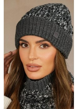 Kamea Morela zimowa czapka damska grafitowa ze sklepu intimiti.pl w kategorii Czapki zimowe damskie - zdjęcie 187860626