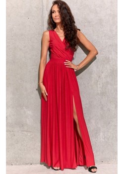 Wieczorowa długa sukienka czerwona Roco 0224 ze sklepu intimiti.pl w kategorii Sukienki - zdjęcie 187860637