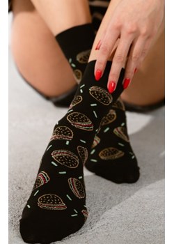 More Hamburgers 078-165 skarpety damskie ze sklepu intimiti.pl w kategorii Skarpetki damskie - zdjęcie 187860778