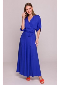Stylove S406 wiskozowa sukienka maxi niebieska ze sklepu intimiti.pl w kategorii Sukienki - zdjęcie 187860787