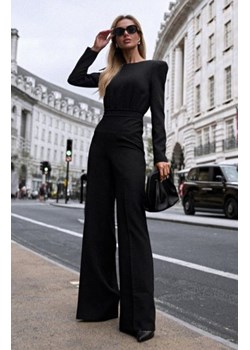 Moe kombinezon ze zdobieniem w pasie czarny M811 ze sklepu intimiti.pl w kategorii Kombinezony damskie - zdjęcie 187860989