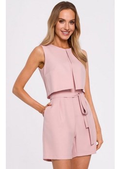 Elegancki kombinezon damski pudrowy M574 ze sklepu intimiti.pl w kategorii Kombinezony damskie - zdjęcie 187861016