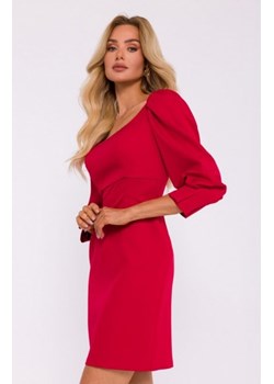 Moe sukienka mini z głębokim dekoltem czerwona M836 ze sklepu intimiti.pl w kategorii Sukienki - zdjęcie 187861077