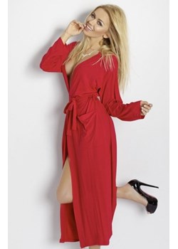 Dkaren Viki szlafrok czerwony ze sklepu intimiti.pl w kategorii Szlafroki damskie - zdjęcie 187861107