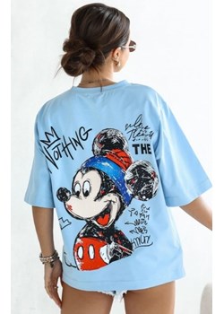 Oversizowy t-shirt damski Myszka Nothing ze sklepu intimiti.pl w kategorii Bluzki damskie - zdjęcie 187861339