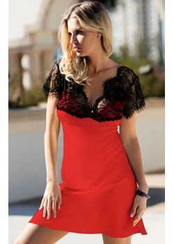 Kayla czerwona nocna koszulka damska ze sklepu intimiti.pl w kategorii Koszule nocne - zdjęcie 187861517