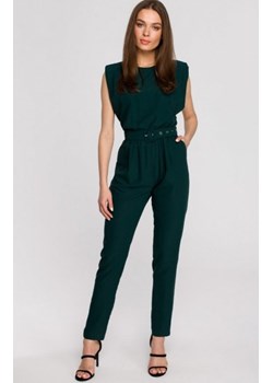 Elegancki kombinezon z poduszkami zielony S259 ze sklepu intimiti.pl w kategorii Kombinezony damskie - zdjęcie 187861518