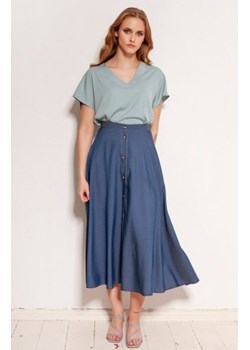 Spódnica na guziki jeans SP131 ze sklepu intimiti.pl w kategorii Spódnice - zdjęcie 187861519