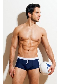 Alpha Male Kąpielówki Sacco Navy Granatowo-białe ze sklepu intimiti.pl w kategorii Majtki męskie - zdjęcie 187861525