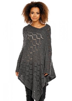 PeekaBoo 30012 poncho grafitowe ze sklepu intimiti.pl w kategorii Swetry damskie - zdjęcie 187861745