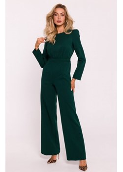 Moe kombinezon ze zdobieniem w pasie butelkowa zieleń M811 ze sklepu intimiti.pl w kategorii Kombinezony damskie - zdjęcie 187861769