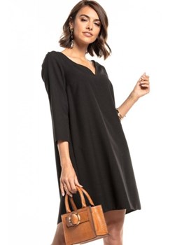 Tessita T322 oversizowa sukienka mini czarna ze sklepu intimiti.pl w kategorii Sukienki - zdjęcie 187861789